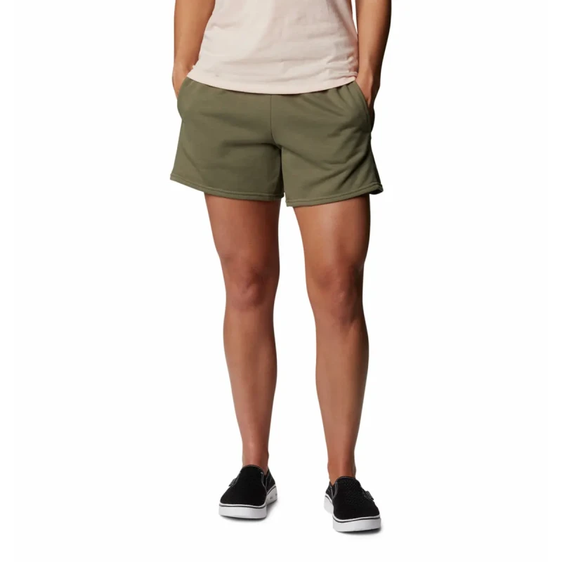Image of Womens shorts Columbia Logo II French Terry Vert Female XS 5"