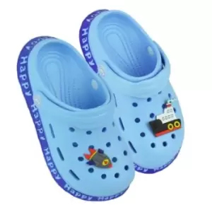 Image of Sand Rocks Boys Ship Clogs (2-3 UK) (Blue)