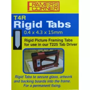 Image of Framers Corner T4R Picture Framing Tabs, Rigid Type