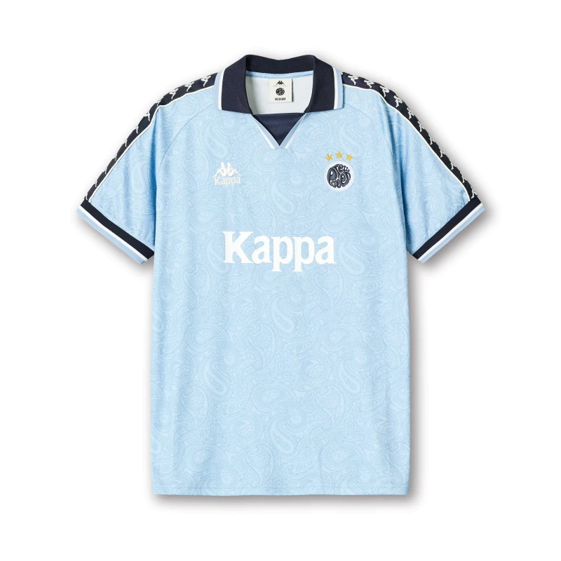 Image of Kappa Mens KA Banda Regular Fit T-Shirt Blue/Blue TPG male XS