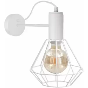 Image of Keter Lars Wall Lamp White, 25cm, 1x E27
