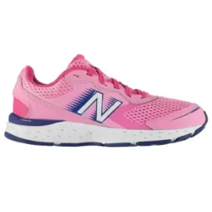 Image of New Balance 680 V6 Junior Girls Trainers - Pink
