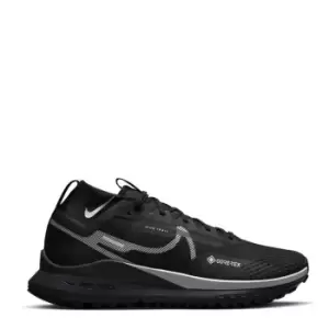 Image of Nike React Pegasus Trail 4 GORE-TEX Mens Waterproof Trail Running Shoes - Black