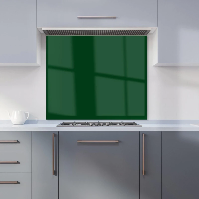 Image of Warren Reed - Designer Jungle Green Kitchen Splashback Size: 600mm x 750mm Green Unisex 600mm x 750mm