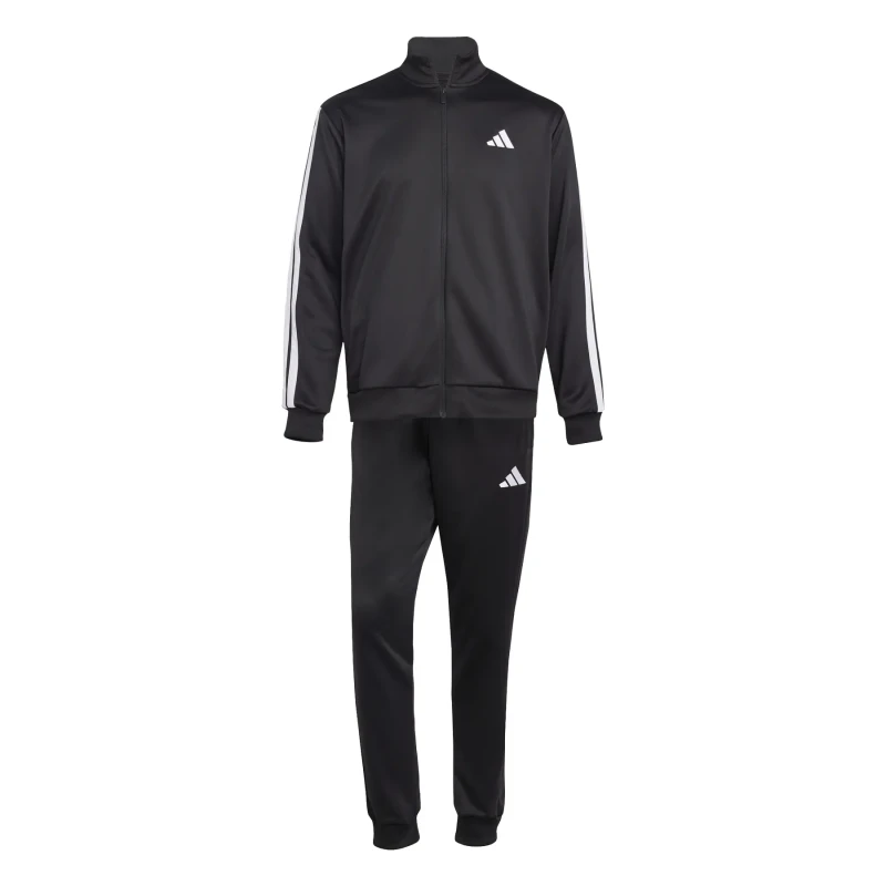Image of Adidas Fleece tracksuit adidas 3-Stripes Basic Noir Male M