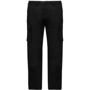 Image of Kariban Adults Unisex Multi-Pocket Cargo Trousers (36R) (Dark Navy) - Dark Navy