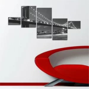 Image of K2 Multicolor Decorative MDF Painting (5 Pieces)