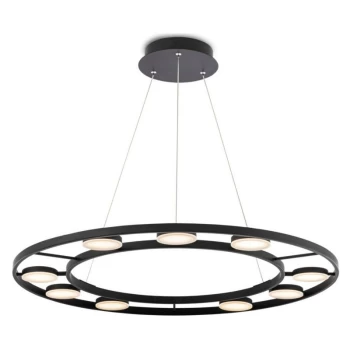 Image of Maytoni Modern - Fad Modern Fad Integrated LED Black Pendant Ceiling Light