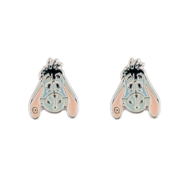 Image of Disney Winnie The Pooh Eeyore Enamel Stud Earrings