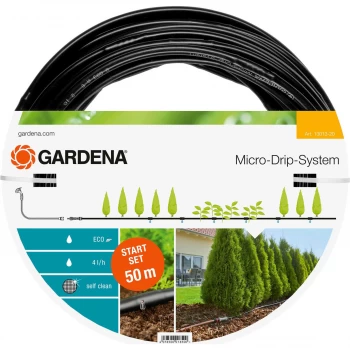 Image of GARDENA Micro-Drip-System Micro-Drip Pflanzreihe L starter set 13mm (1/2) Ø Hose length: 50 m 13013-20
