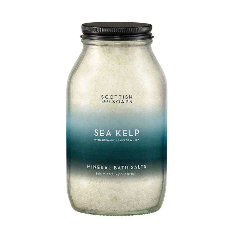Image of Scottish Fine Soaps Scottish Fine Soaps Sea Kelp Mineral Bath Salts in Clear Clear One Size Unisex 5016365100212
