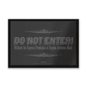 Image of Harry Potter Regulus Black Do Not Enter Entrance Mat