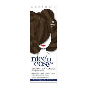 Image of Nice n Easy Colour Enhancer Hair Dye Medium Ash Brown 77 Brunette