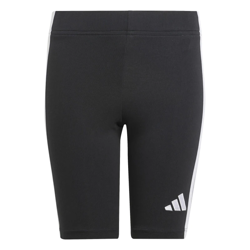 Image of adidas Essentials Girls 3-Stripes Shorts Kids Black/White female 15-16 Years