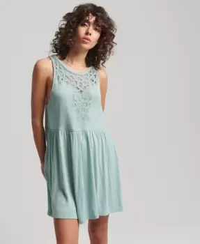 Image of Superdry Vintage Lace Racer Dress
