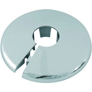 Image of Wickes Chrome Pipe Collars - 15mm Pack of 5