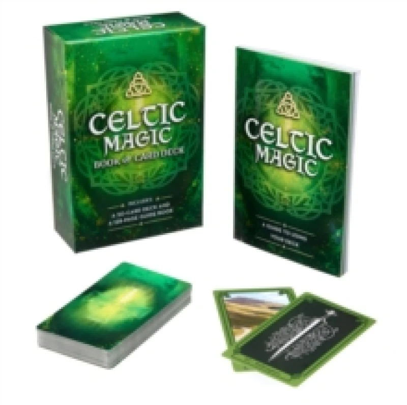 Image of Celtic Magic Book & Card Deck : Includes a 50-Card Deck and a 128-Page Guide Book Paperback / softback