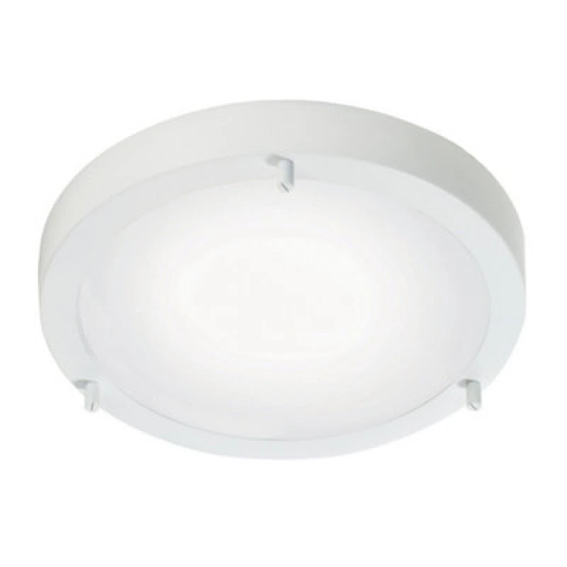 Image of Nordlux Ancona Glass Ceiling Light Bathroom Safe White,mains