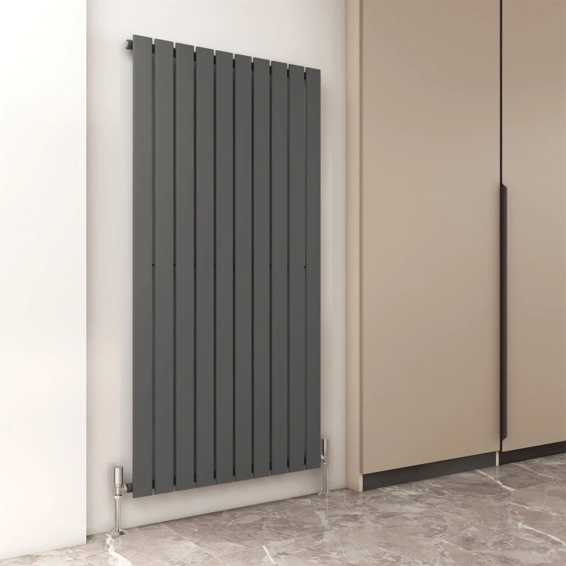Image of MCC Direct Designer Flat Panel Single Radiator 1600x680mm Anthracite Grey