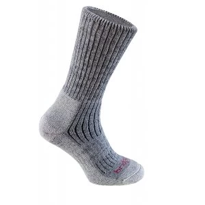 Image of Bridgedale Mens MerinoFusion Trekker Socks Grey Medium