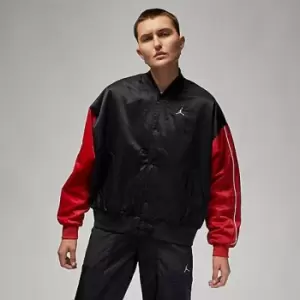 Image of Jordan W J Flight Renegade Core Jacket, Black/Gym Red/White, Female, Jackets & Outerwear, DV1414-010