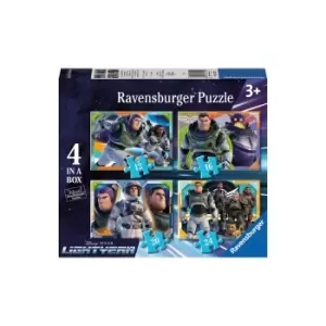 Image of Ravensburger Disney Pixar Lightyear 4 In A Box Puzzle