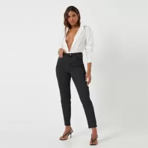 Image of Missguided Tall High Waisted Comfort Stretch Jean - Black