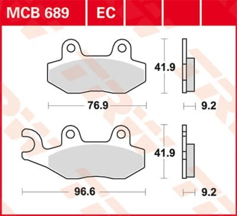 Image of TRW Lucas Brake lining MCB689