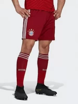 Image of adidas Fc Bayern 21/22 Home Shorts, Red, Size XL, Men