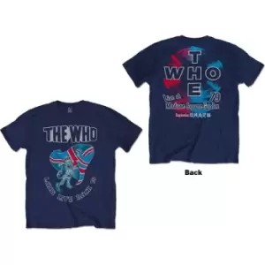 Image of The Who - Long Live Rock '79 Unisex XX-Large T-Shirt - Blue