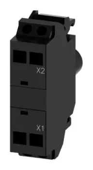 Image of Siemens SIRIUS ACT Light Block - White, 24 V ac/dc