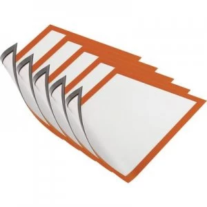 Image of Durable 486909 DURAFRAME MAGNETIC A4 - 4869 Magnetic frame A4 Orange (W x H) 238mm x 324mm 5 pcs