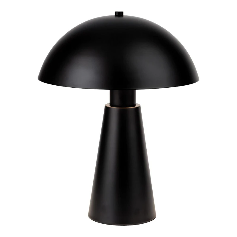 Image of Firstlight Crown Table Lamp with On/Off Switch in Black