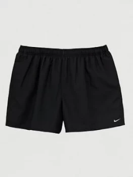 Image of Nike Plus Size Swim 5" Solid Lap Swim Shorts - Black
