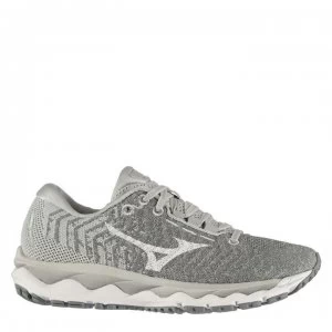 Image of Mizuno Sky WaveKnit 3 Ladies Running Shoes - Grey/White