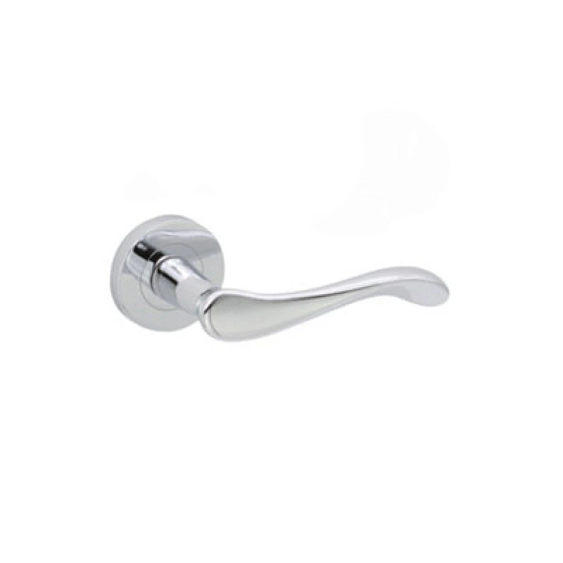 Image of Spira Brass Rosalie Lever Door Handle Polished Chrome