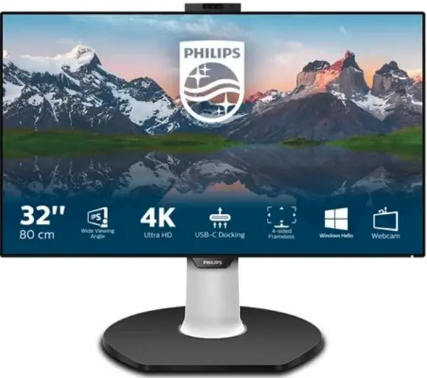 Image of Philips P Line 31.5" 329P9H 4K Ultra HD LED Monitor