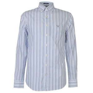 Image of Gant Gant Long Sleeve 3 Colour Shirt Mens - Blue 436