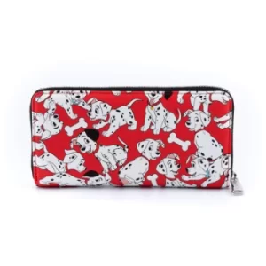 Image of Loungefly Disney 101 Dalmations 70th Anniversary Aop Zip Around Wallet