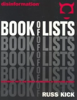 Image of Book of Lists by Russ Kick Book