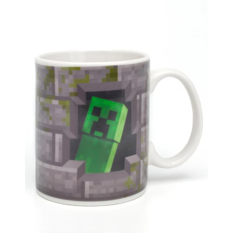 Image of Minecraft Heat Changing Mug Grey unisex
