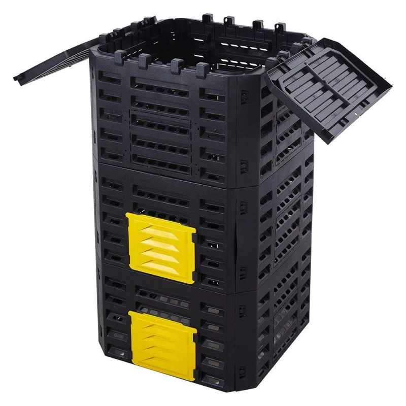 Image of Breeins 500L Garden Compost Bin Black unisex One size
