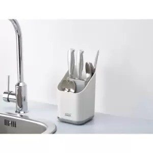 Image of Joseph Joseph Duo Cutlery Drainer with Knife Slot - Grey
