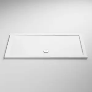 Image of Pearlstone Rectangular Shower Tray 1400mm x 700mm - White - Nuie