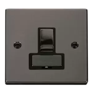 Image of Click Scolmore Deco Ingot 13A Switched Fused Spur Unit - VPBN751BK