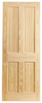Image of Wickes Skipton Internal Clear Pine 4 Panel Softwood Door - 1981 x 610mm