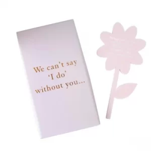 Image of AMORE BY JULIANA Will You Be Our Flower Girl Plaque