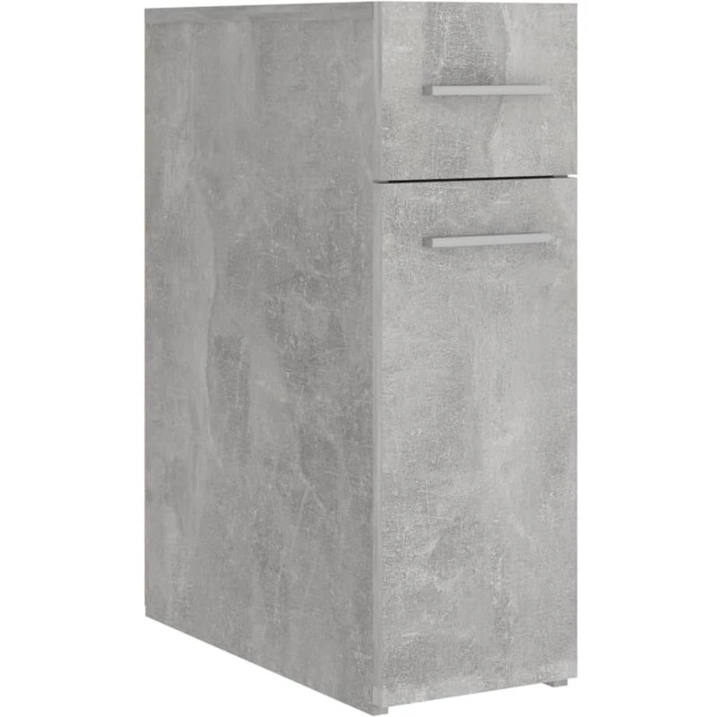 Image of VIDAXL Apothecary Cabinet Concrete Grey 20x45.5x60cm Engineered Wood Vidaxl 8720286587362