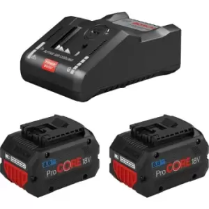 Image of Bosch Genuine PRO ProCORE 18v Cordless Li-ion Battery 8ah and Charger Kit 8ah