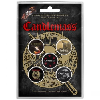 Image of Candlemass - The Door to Doom Button Badge Pack
